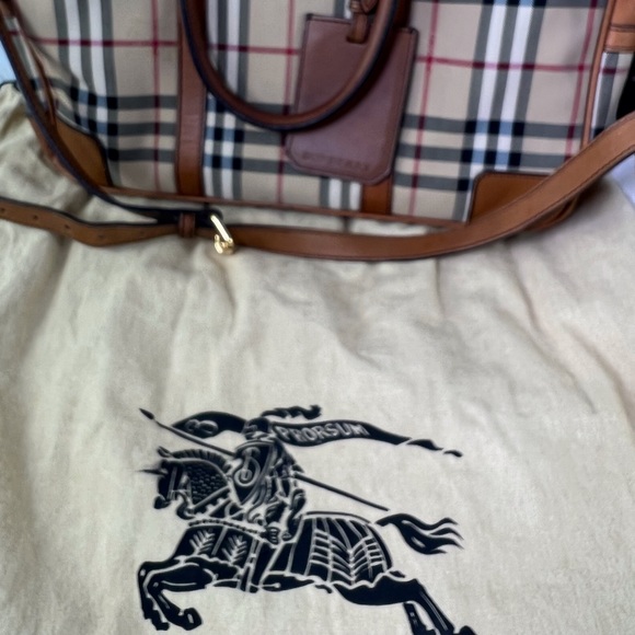 💎 LAPTOP 💎 BURBERRY 2 way large tote business bag work - Picture 5 of 12